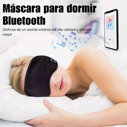 Antifaz para dormir con auriculares bluetooth