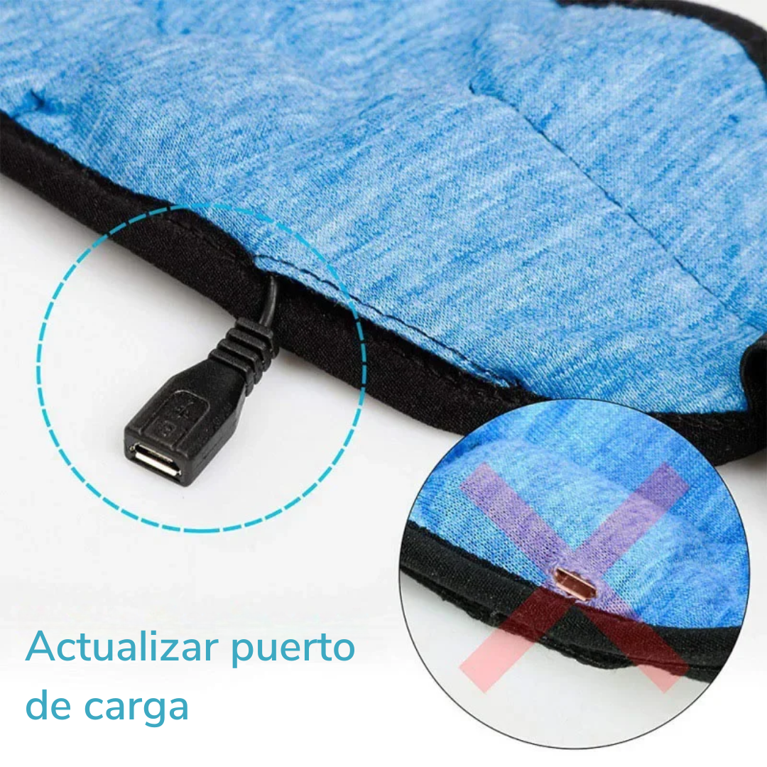 Antifaz para dormir con auriculares bluetooth